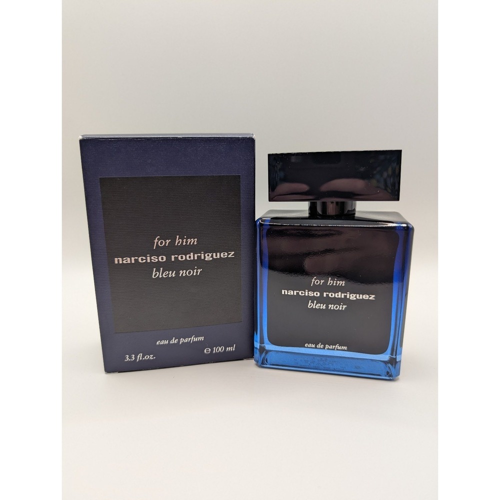 Narciso Rodriguez Bleu Noir 3.3oz/100ml EDP - Sprayed 1X- Men's Fragrance